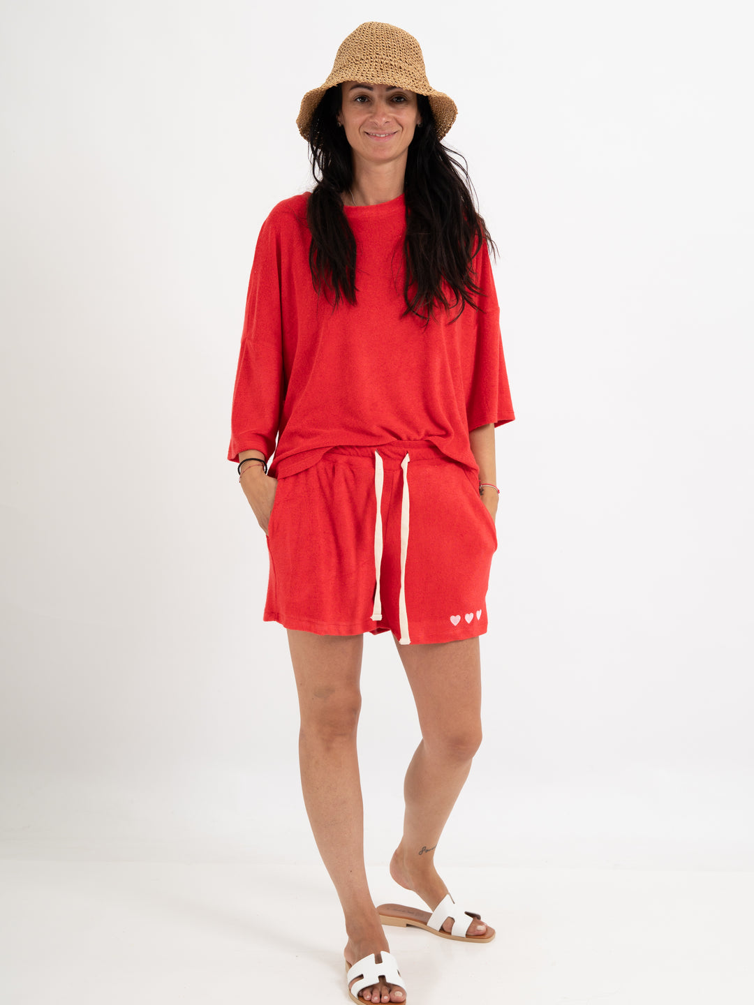 Frotteeshirt in 4 Farben