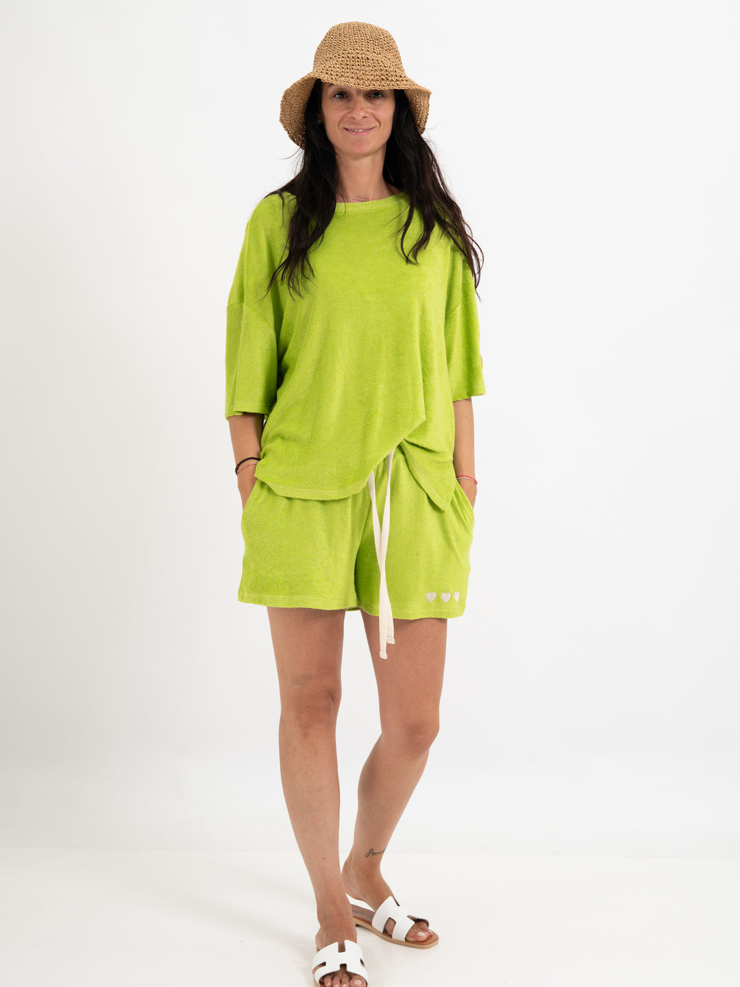 Frotteeshirt in 4 Farben