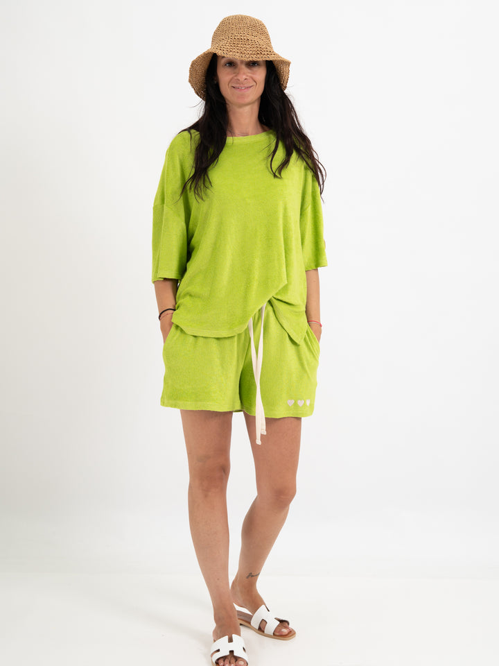 Frotteeshirt in 4 Farben
