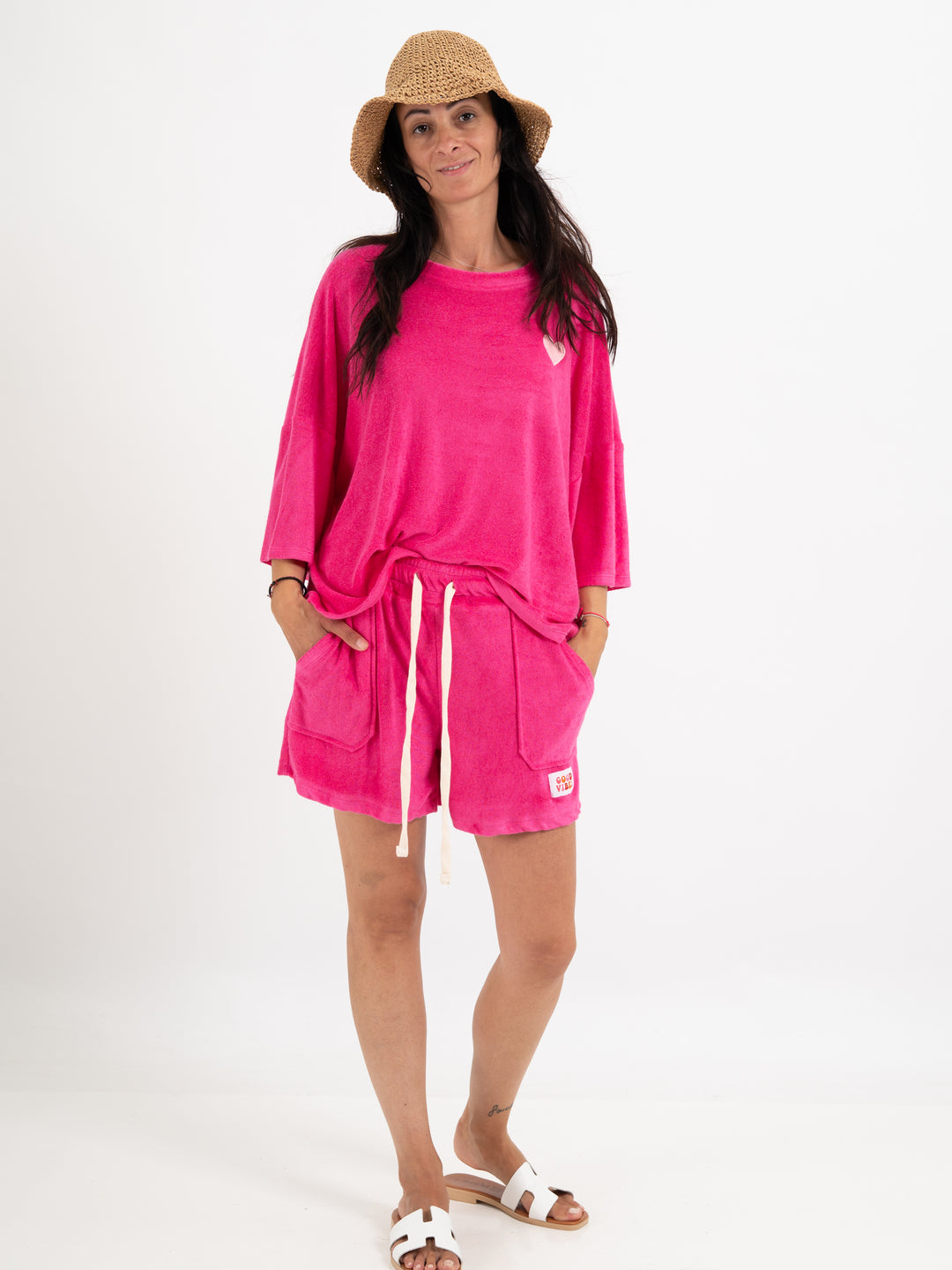 Frotteeshirt in 4 Farben