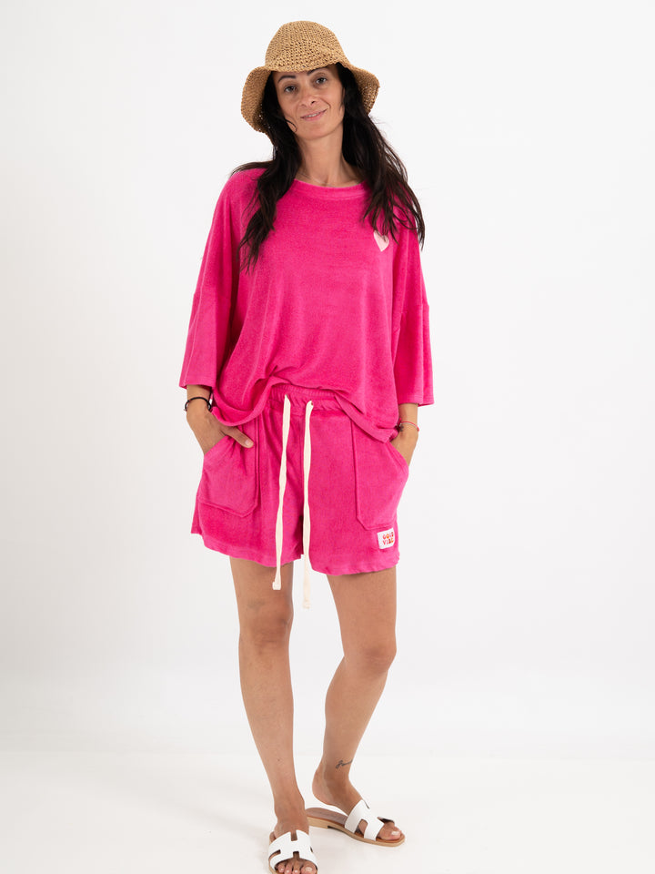 Frotteeshirt in 4 Farben