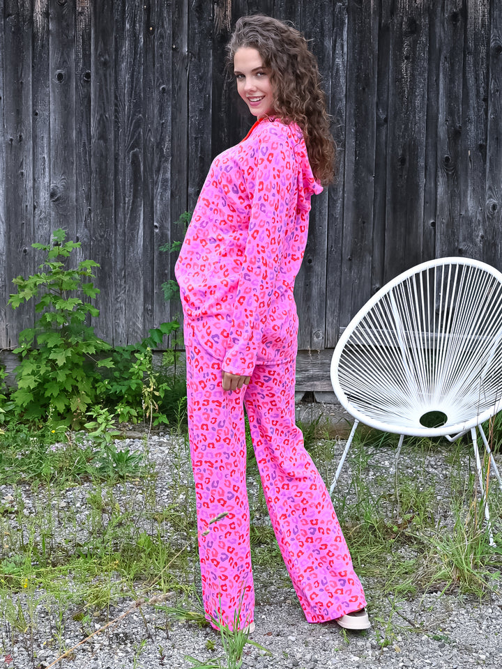 Kaschmir Hoodie Leo Pink