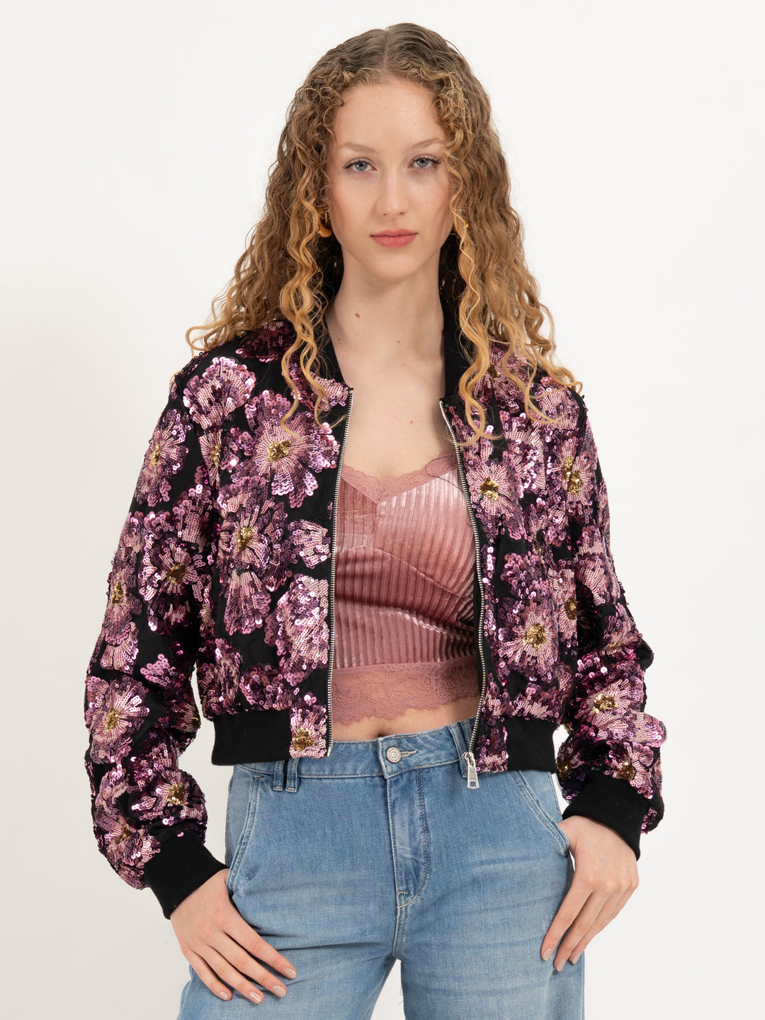 Blouson Flower Rose