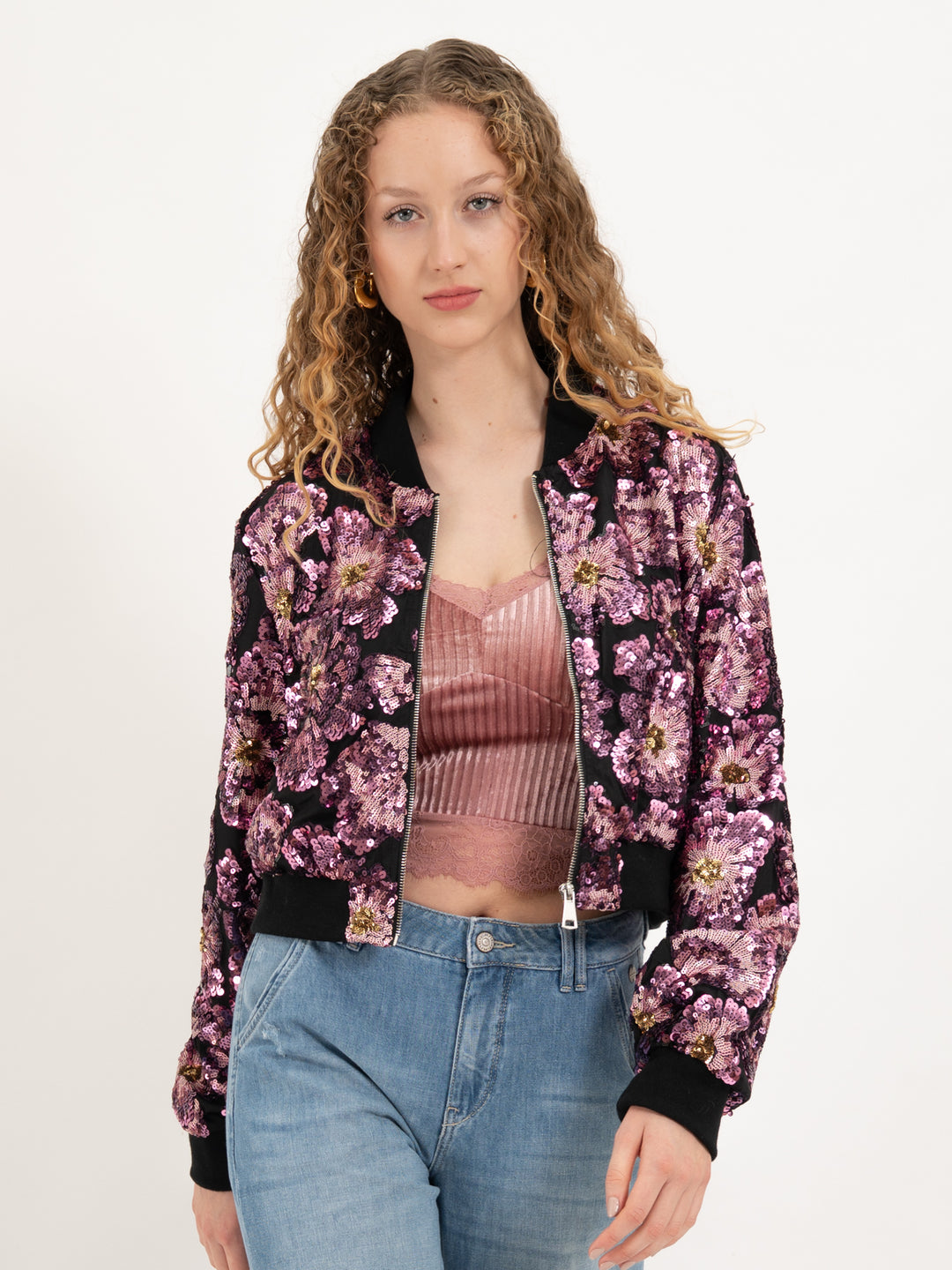 Blouson Flower Rose