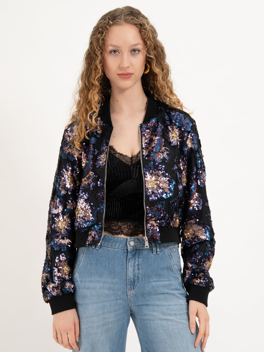 Blouson Flower Blue