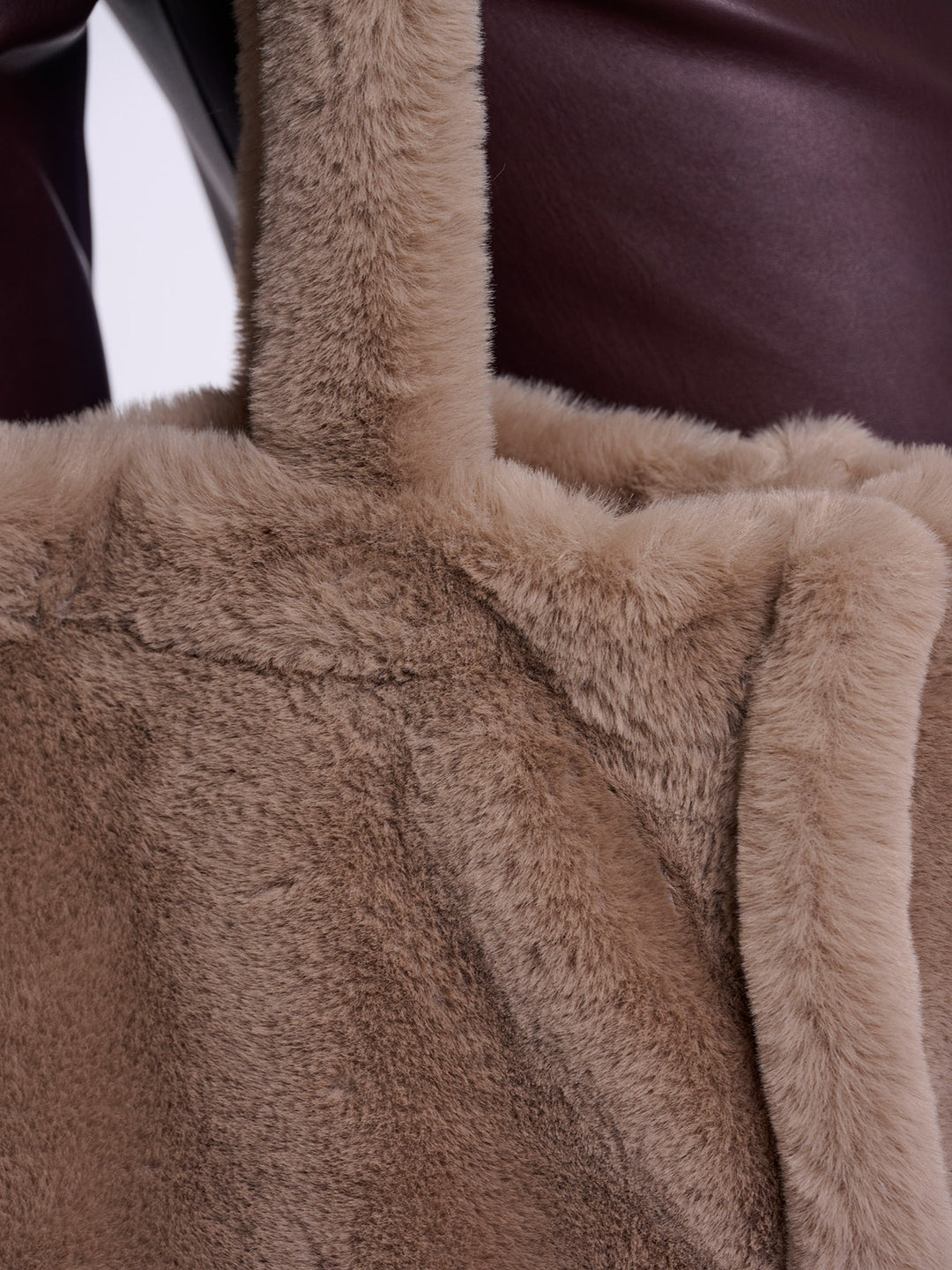 Fake Fur Shopper Daan Mocha Latte