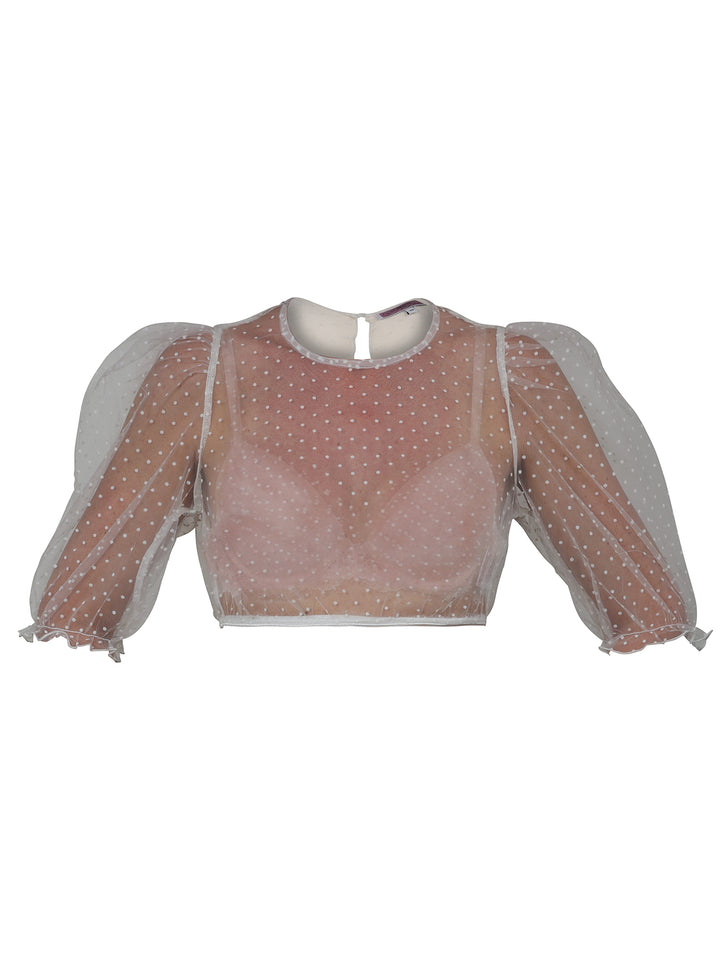 Dirndlbluse Dammbach Offwhite
