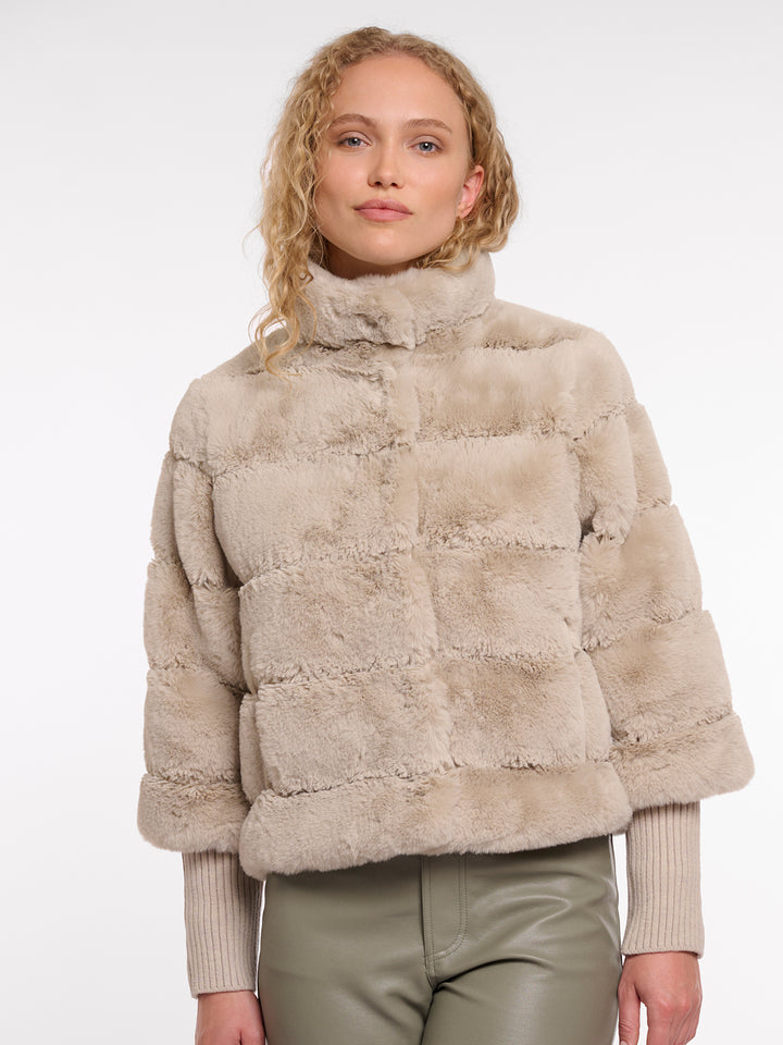 Fake Fur Jacke Feline Birch