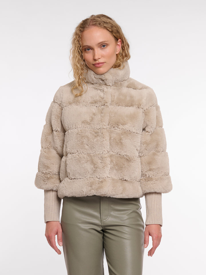 Fake Fur Jacke Feline Birch