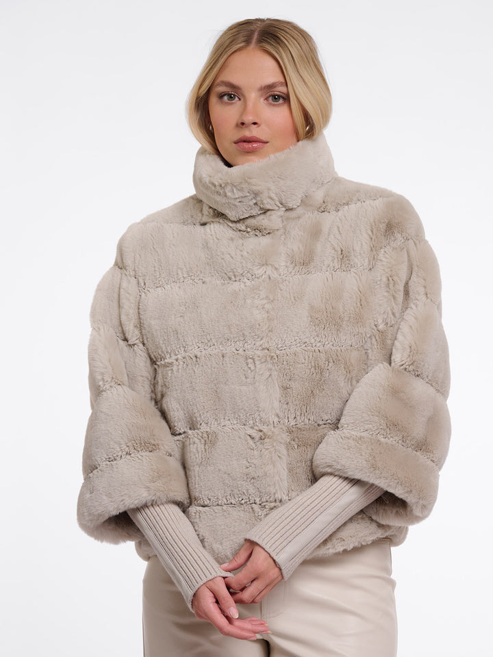 Fake Fur Jacke Feline Birch