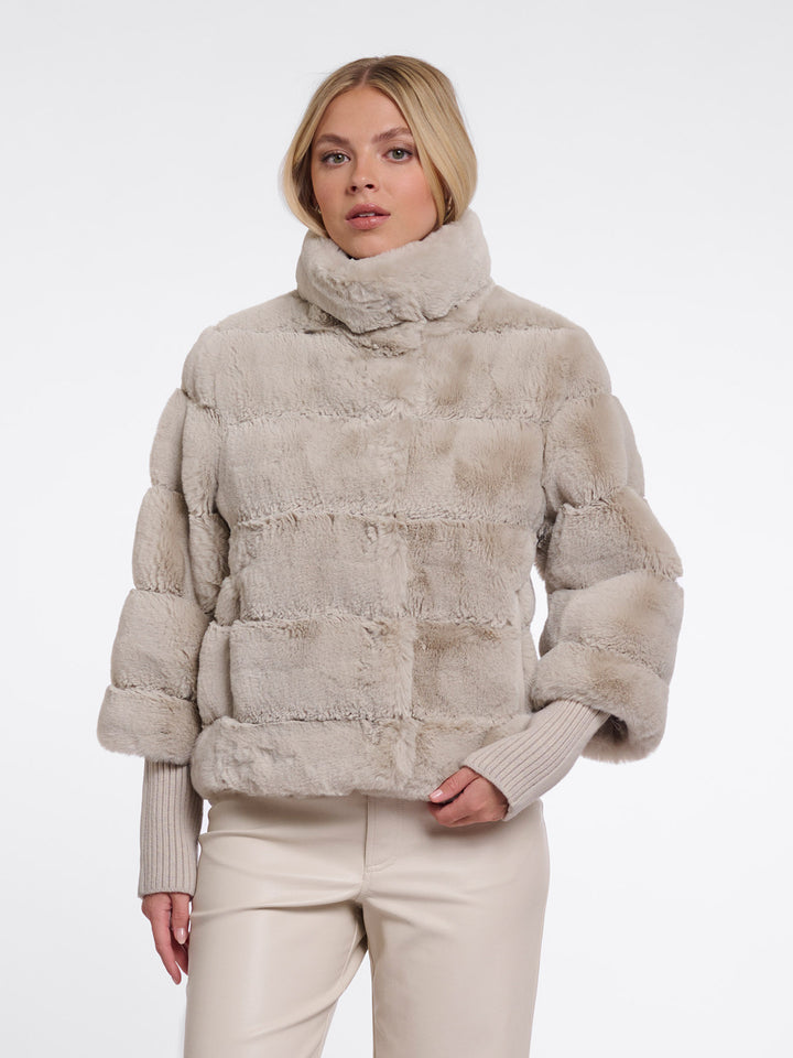 Fake Fur Jacke Feline Birch
