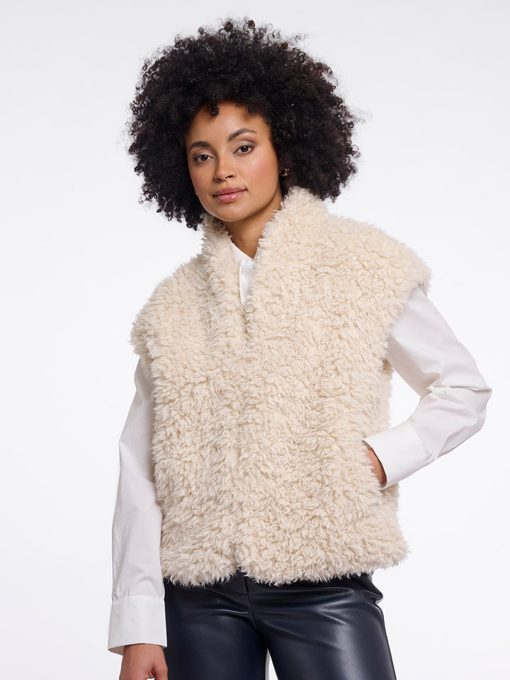 Fake Fur Weste Freya Birch