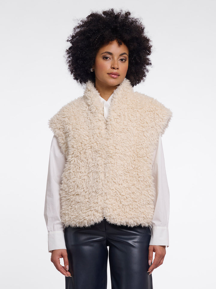 Fake Fur Weste Freya Birch