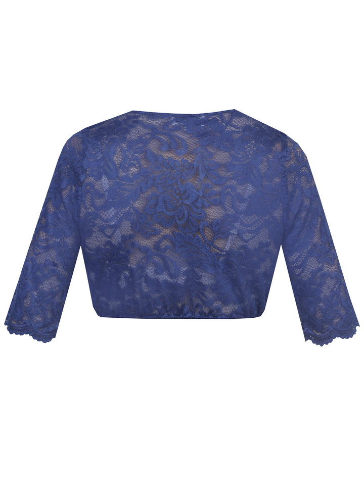 Dirndlbluse Harisa Lisa in Ocean Blue