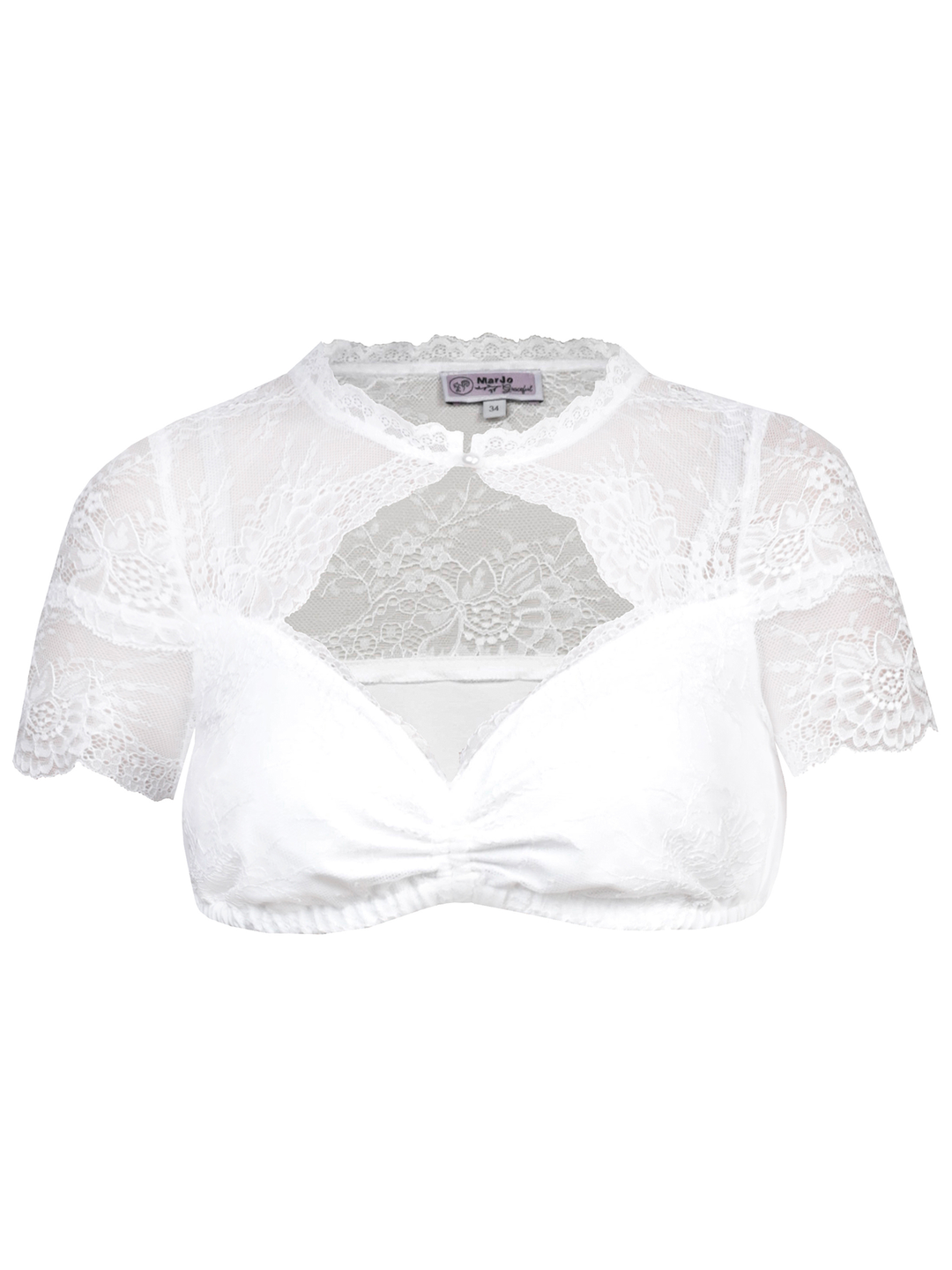 Dirndlbluse Henni Ninette in Weiß