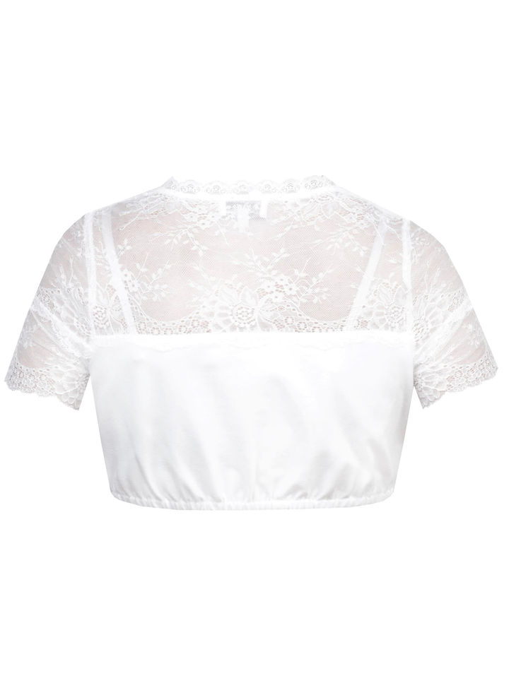 Dirndlbluse Henni Ninette in Weiß
