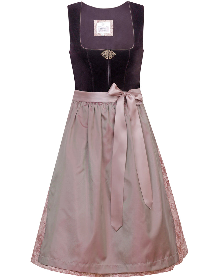 Samtdirndl Katja in Schokotraube