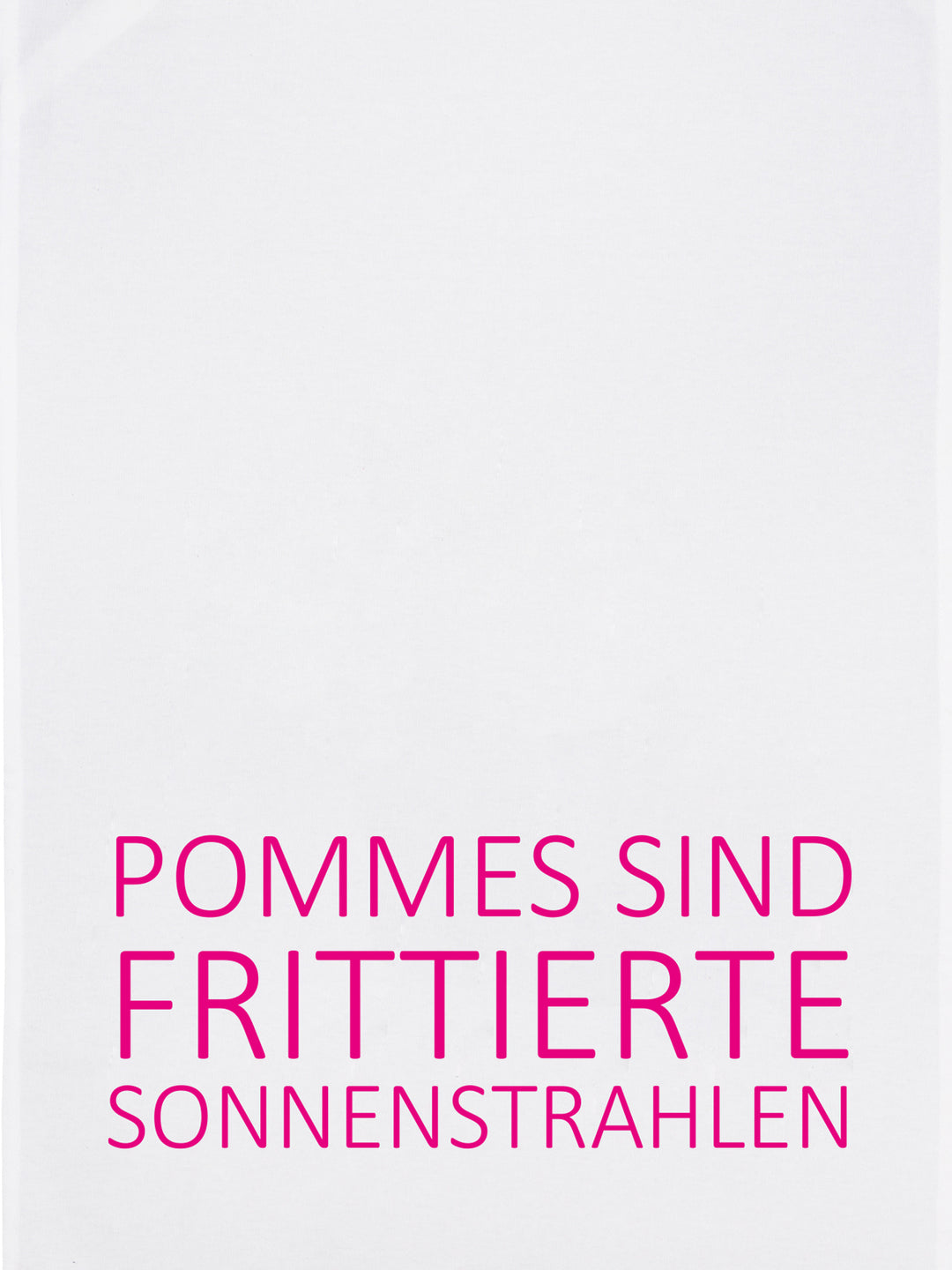 Geschirrtuch Pommes sind frittierte Sonnenstrahlen