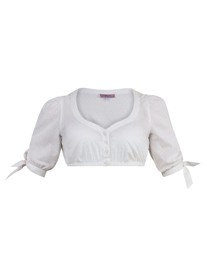 Dirndlbluse Hagelstadt Offwhite