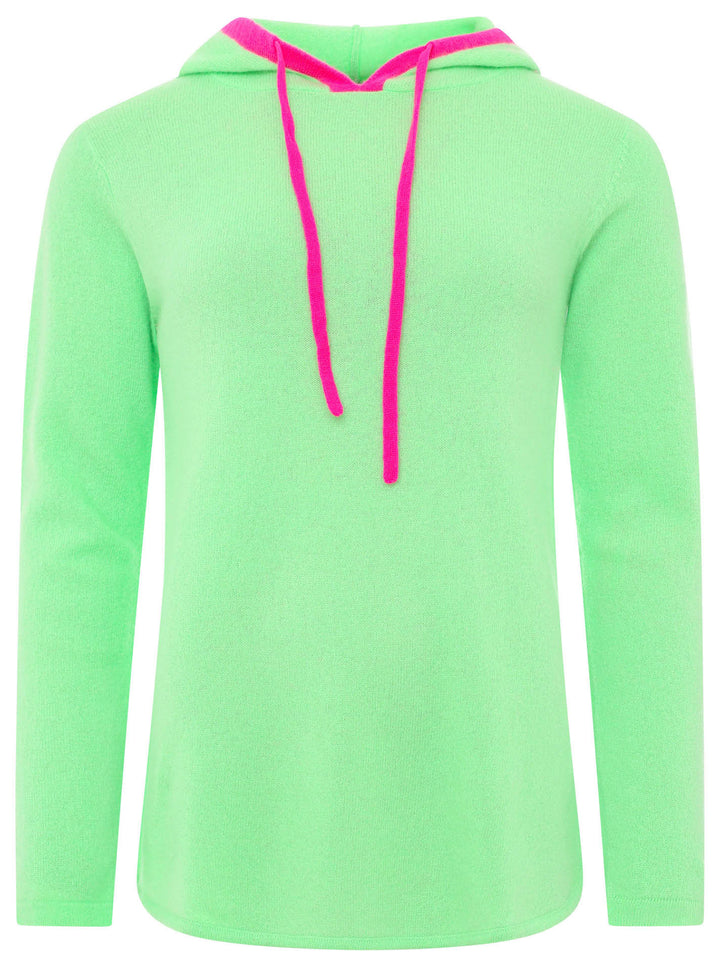 Kaschmir Hoodie Grün