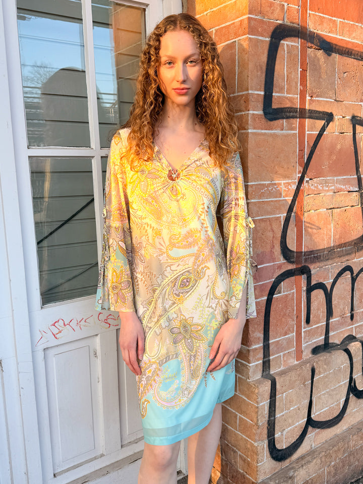 Printkleid Midi