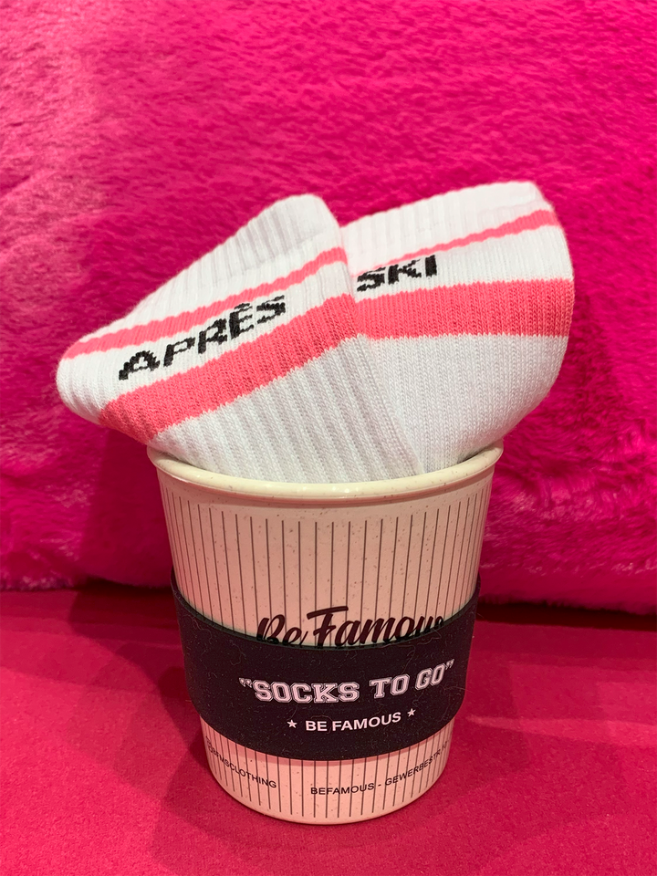 Statement Socken APRE SKI Pink