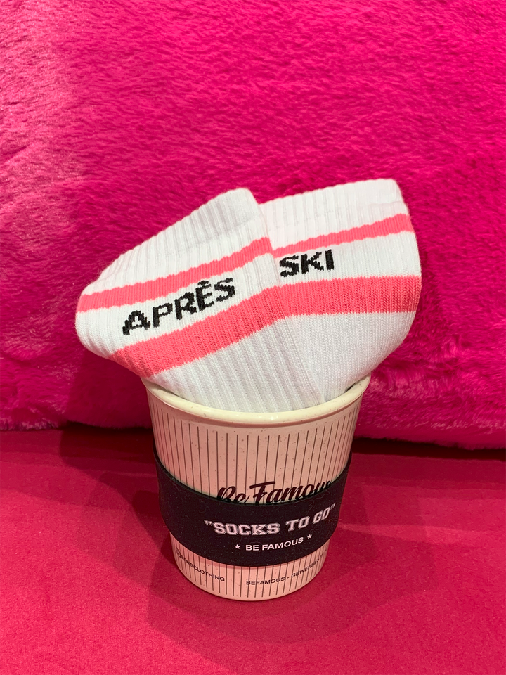 Statement Socken APRE SKI Pink