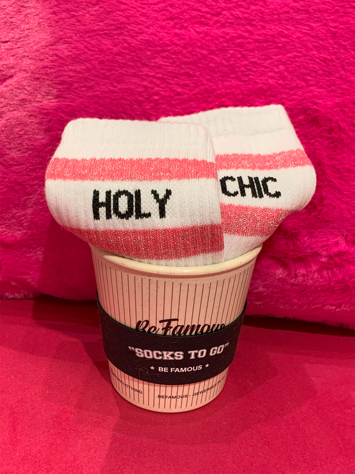 Statement Socken HOLY CHIC Pink