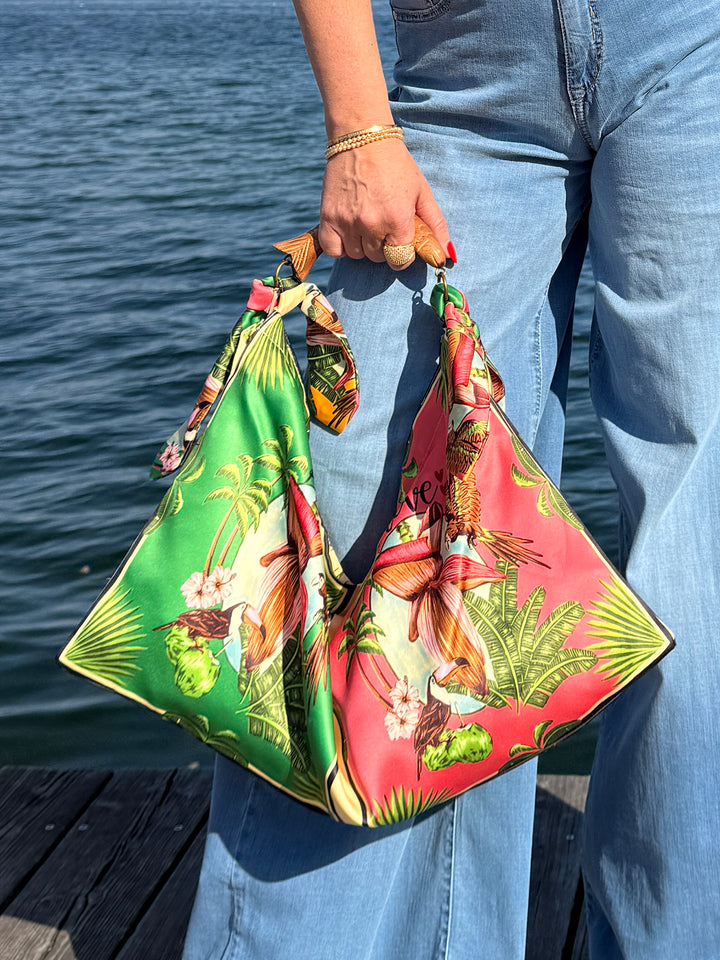 Tasche Paris Love Bunt Klein