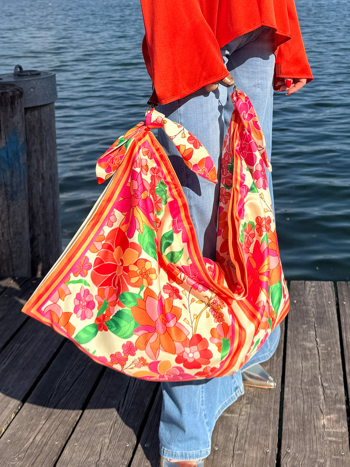 Tasche Tropical Flowers Groß