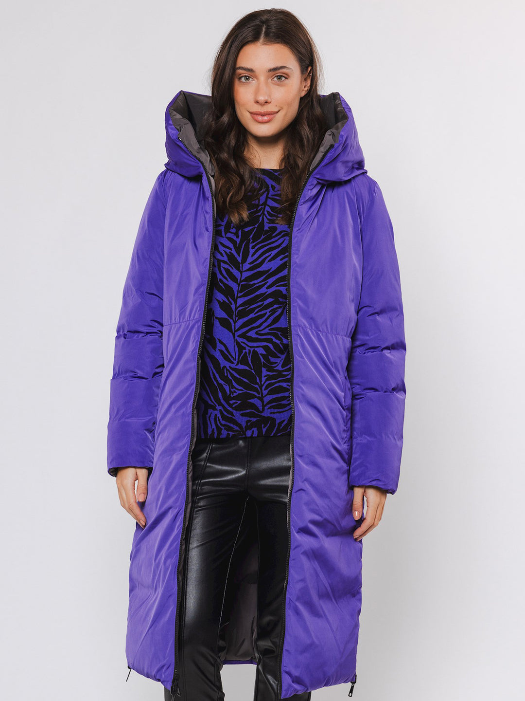 Wendemantel Keila Graphit Purple