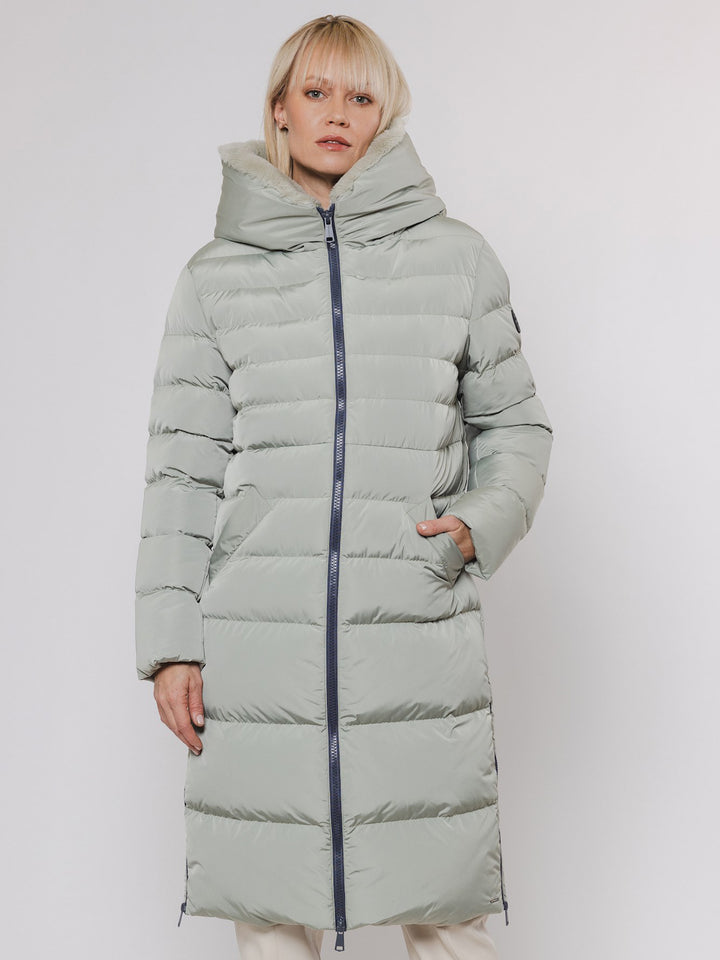 Steppmantel Keilafur Artichoke