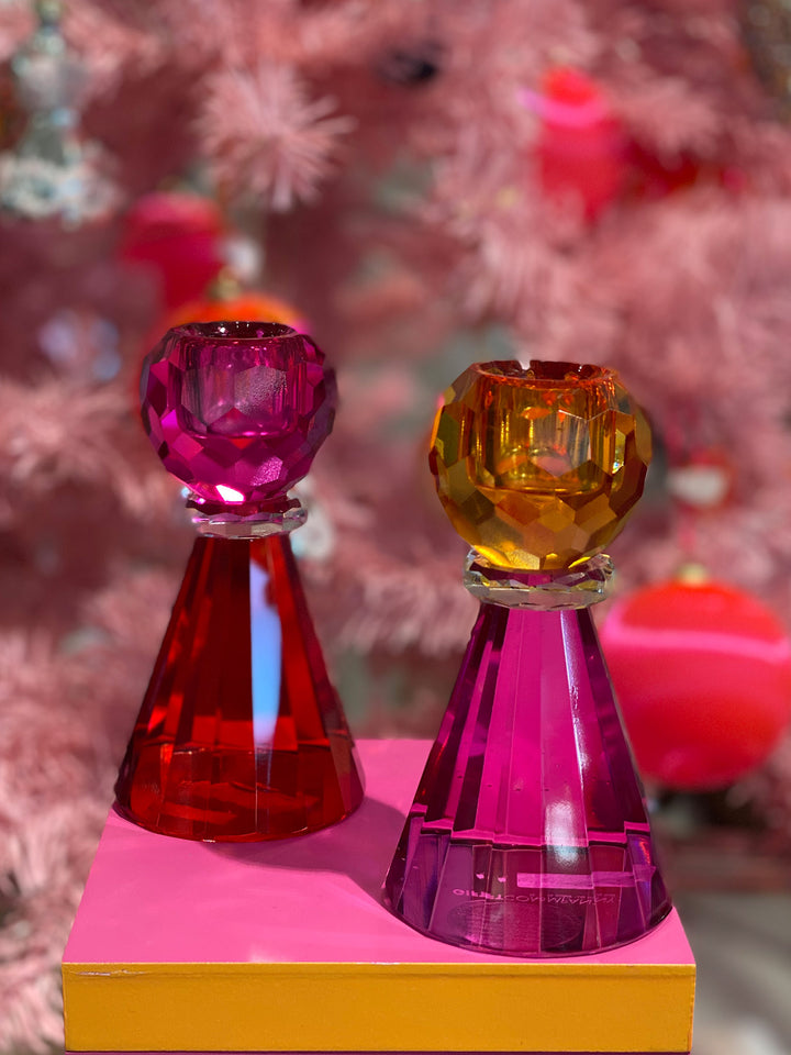 Kristallglas Kerzenhalter Sari Konus