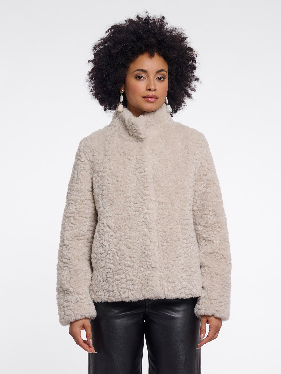 Fake Fur Jacke Kion Birch