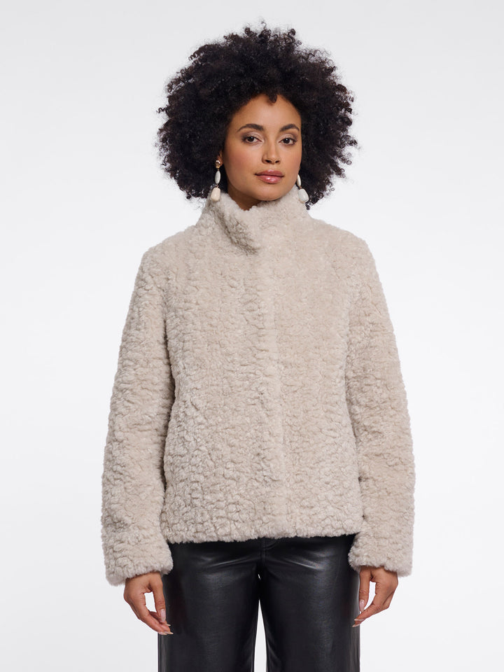 Fake Fur Jacke Kion Birch