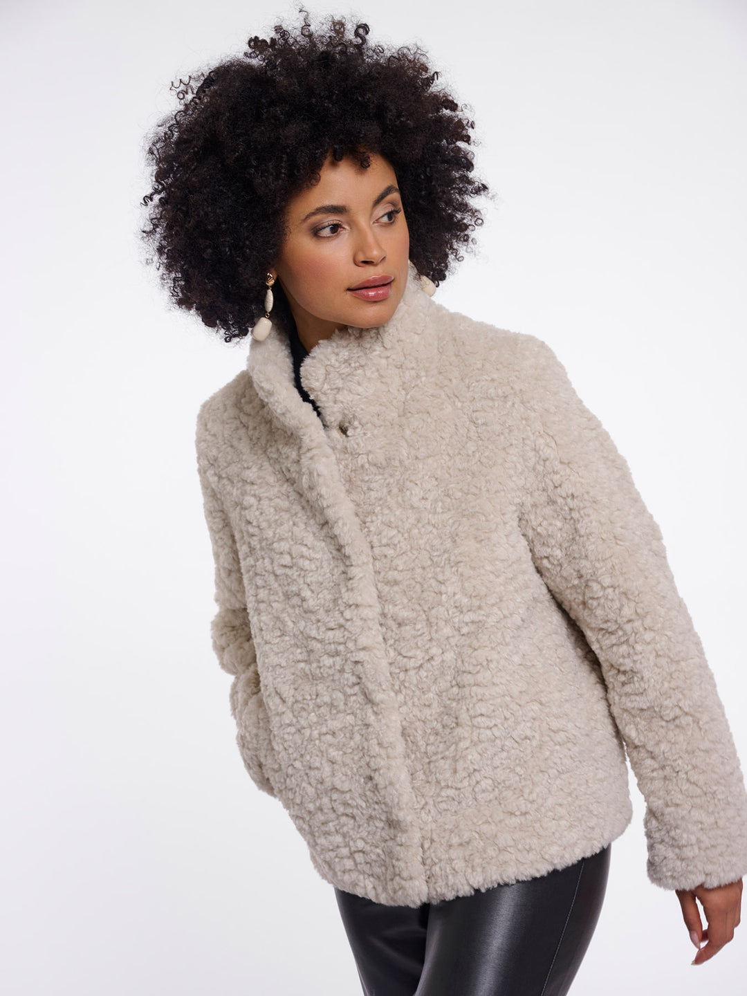 Fake Fur Jacke Kion Birch