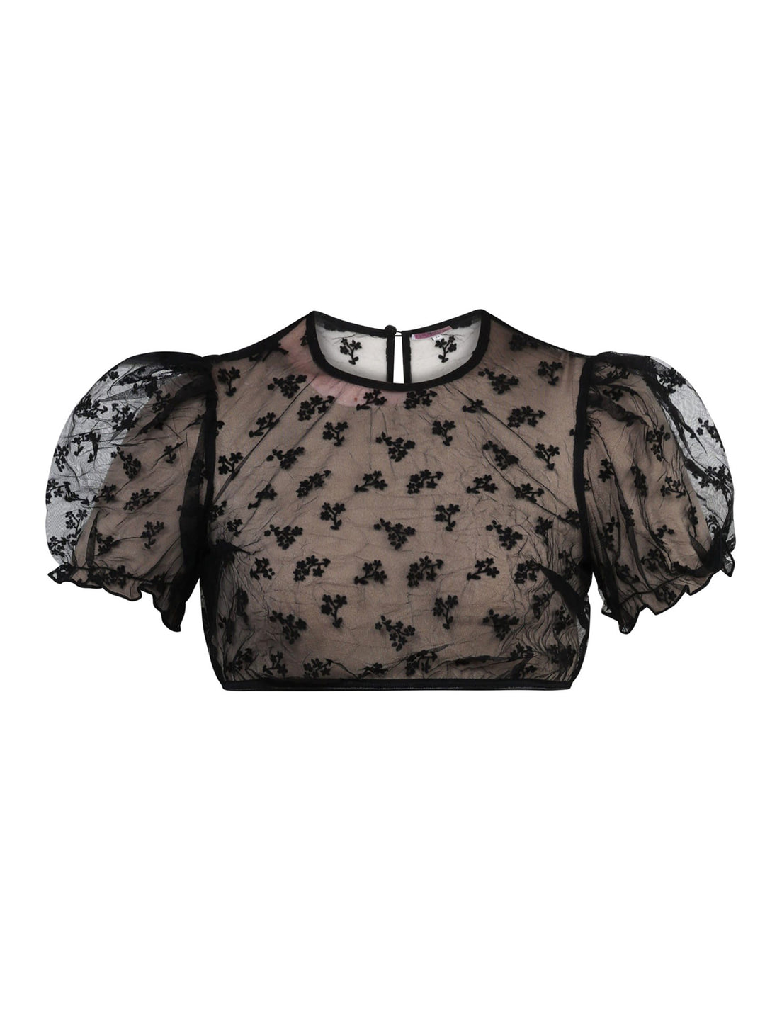 Dirndlbluse Kohlwies Schwarz