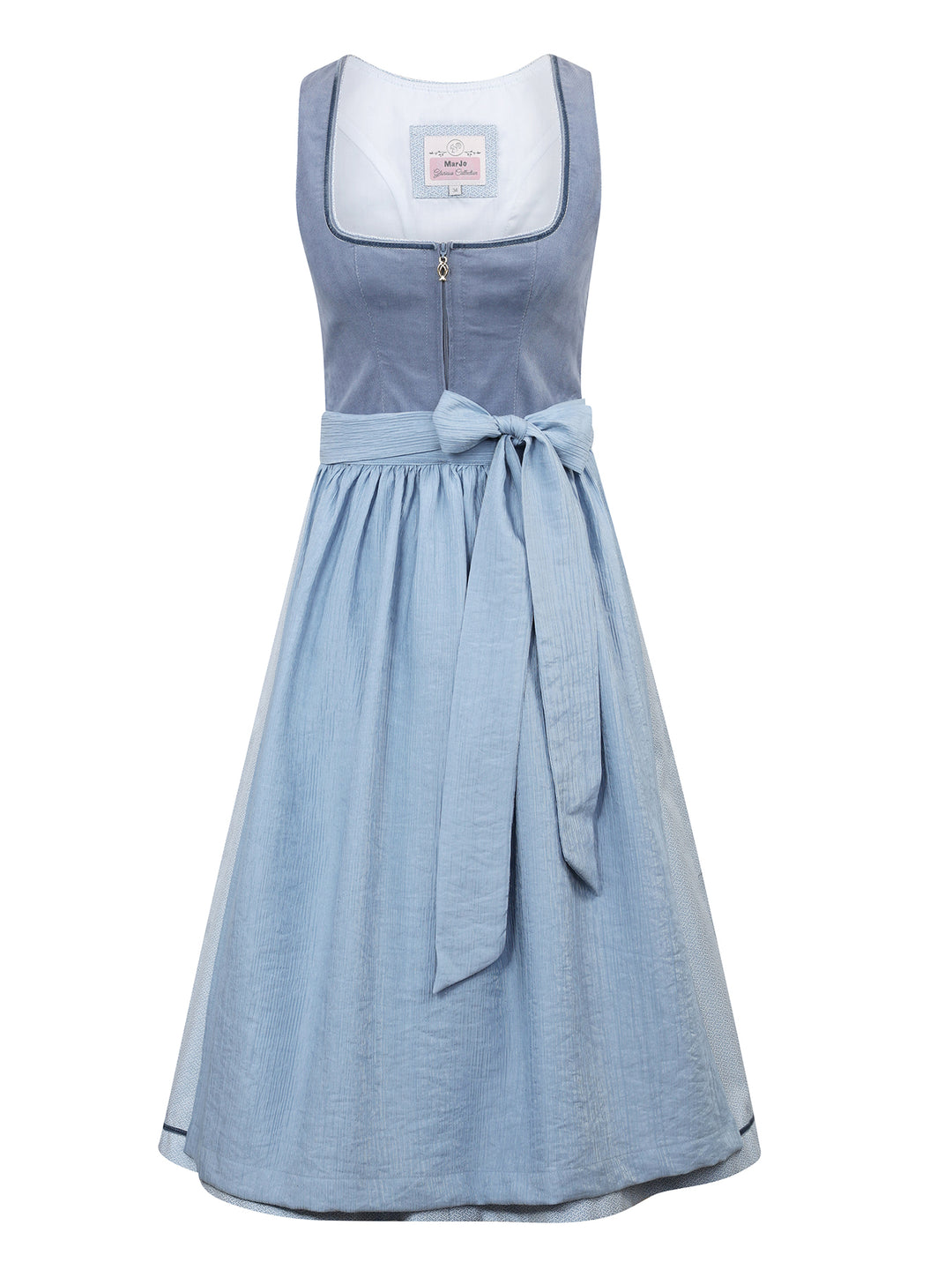 Dirndl Langenstein Himmelblau 58cm