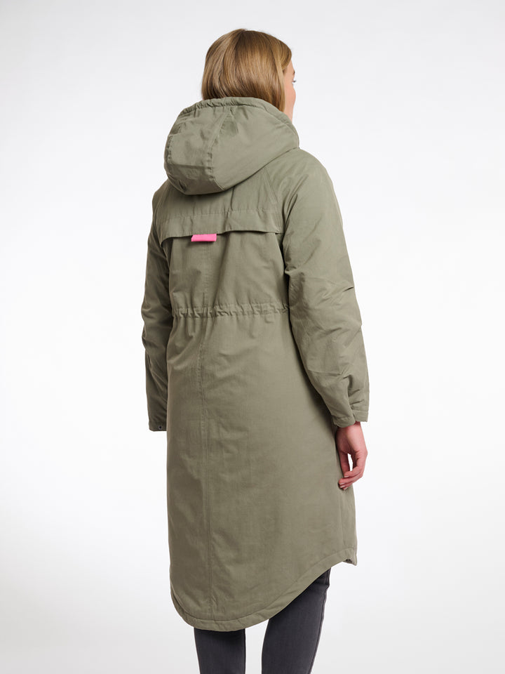 Long Parka Lina Green Ash