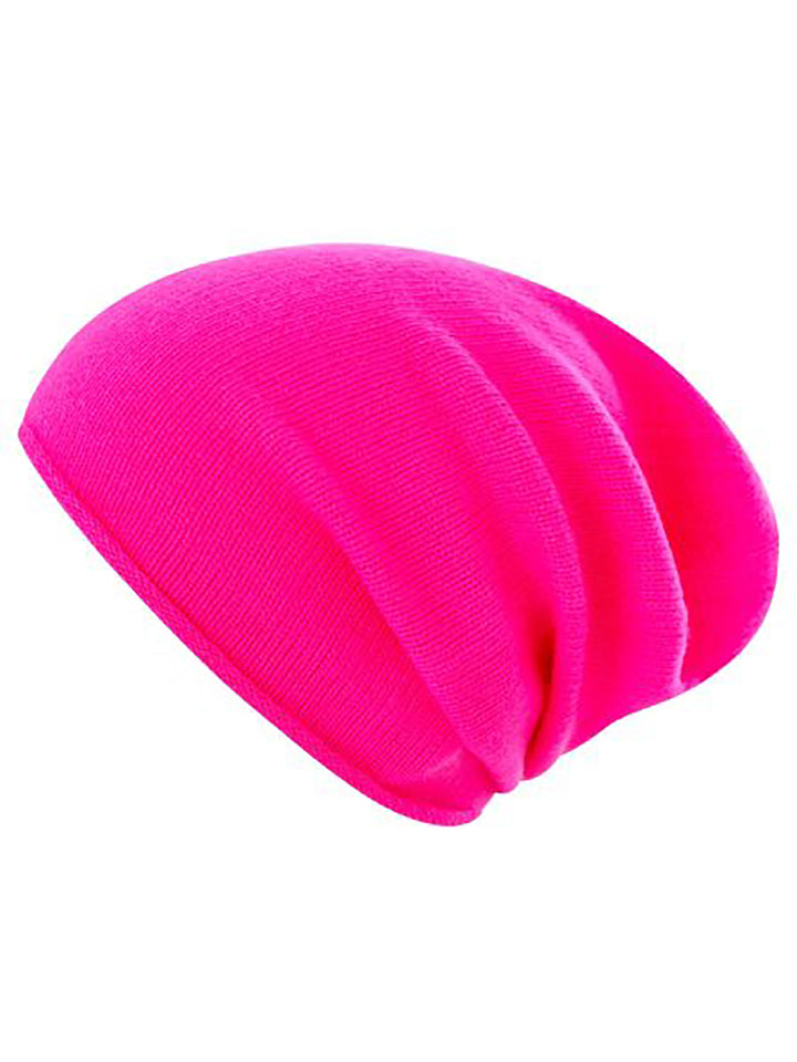 Kaschmir Beanie Neon Pink
