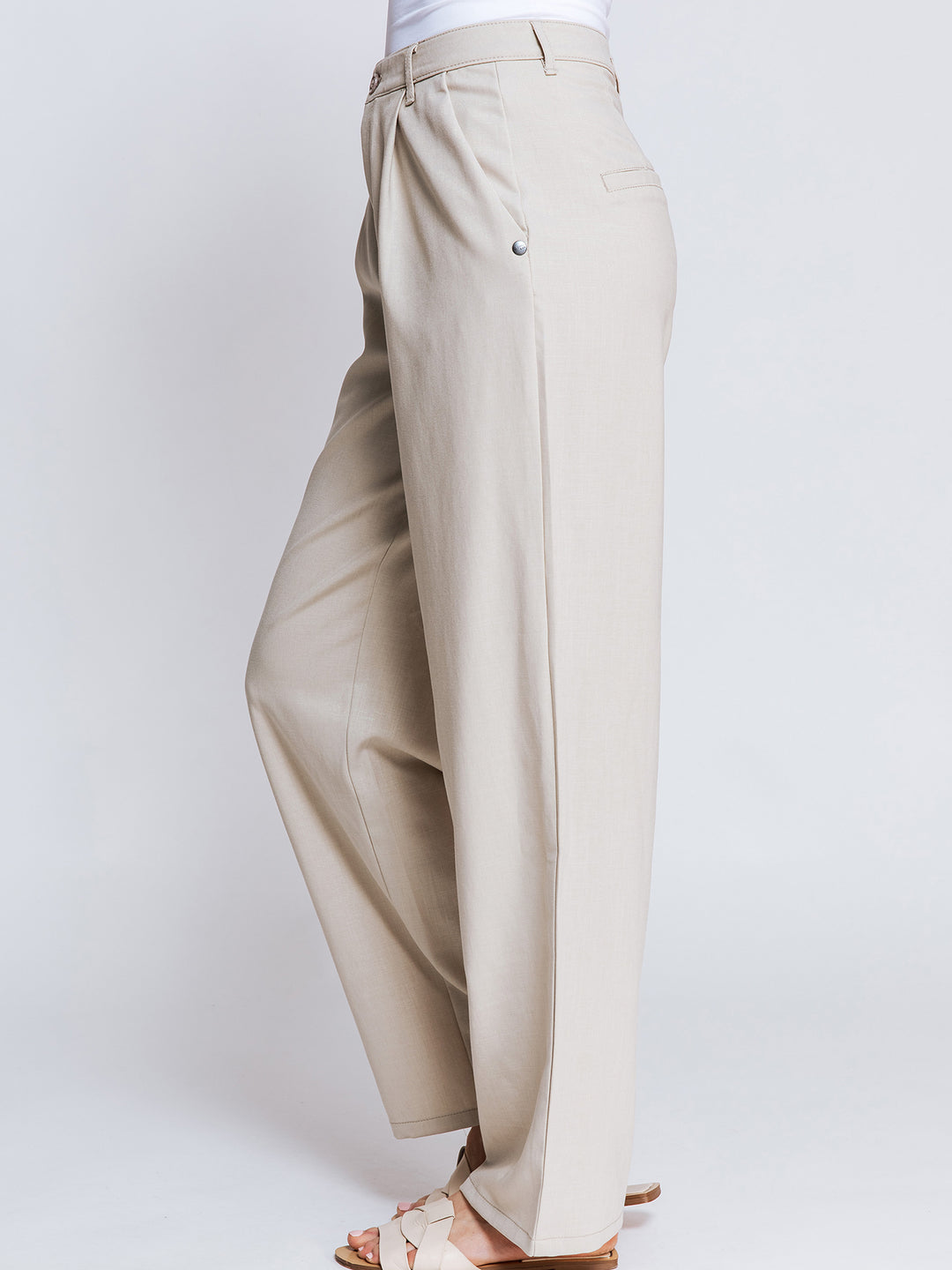 Stoffhose Lenya Beige