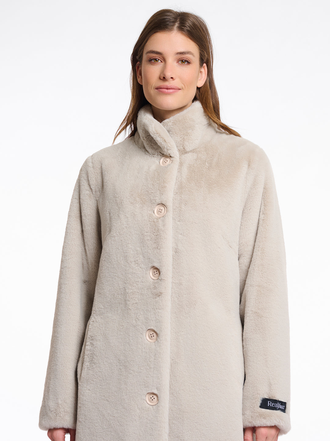 Fake Fur Jacket Nonna Birch