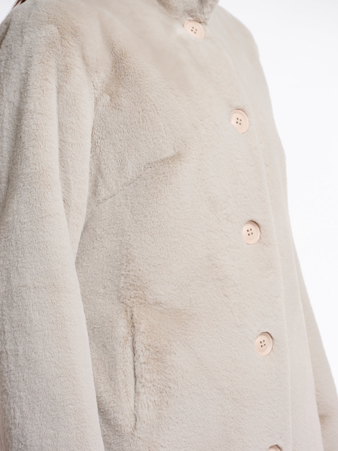 Fake Fur Jacket Nonna Birch