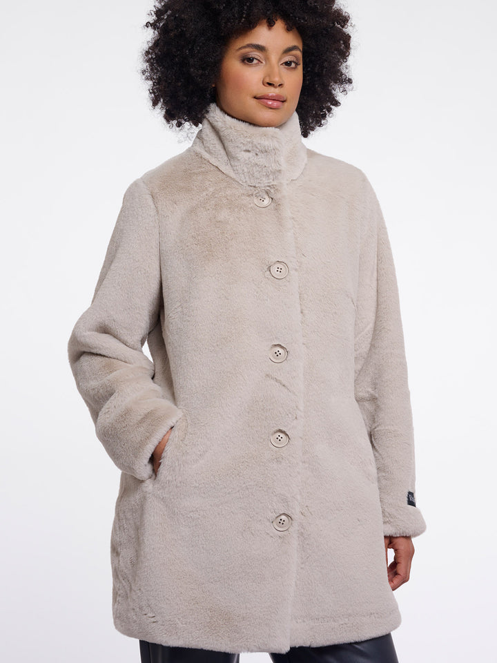 Fake Fur Jacke Nonna Birch