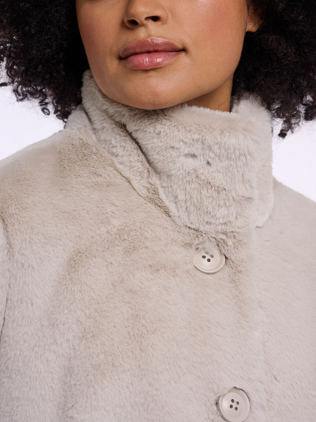 Fake Fur Jacke Nonna Birch
