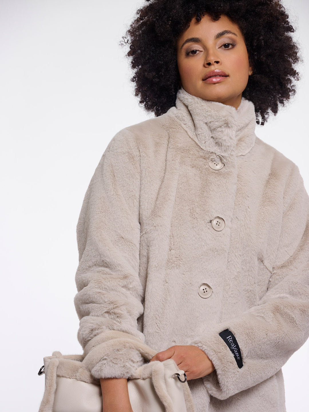Fake Fur Jacke Nonna Birch