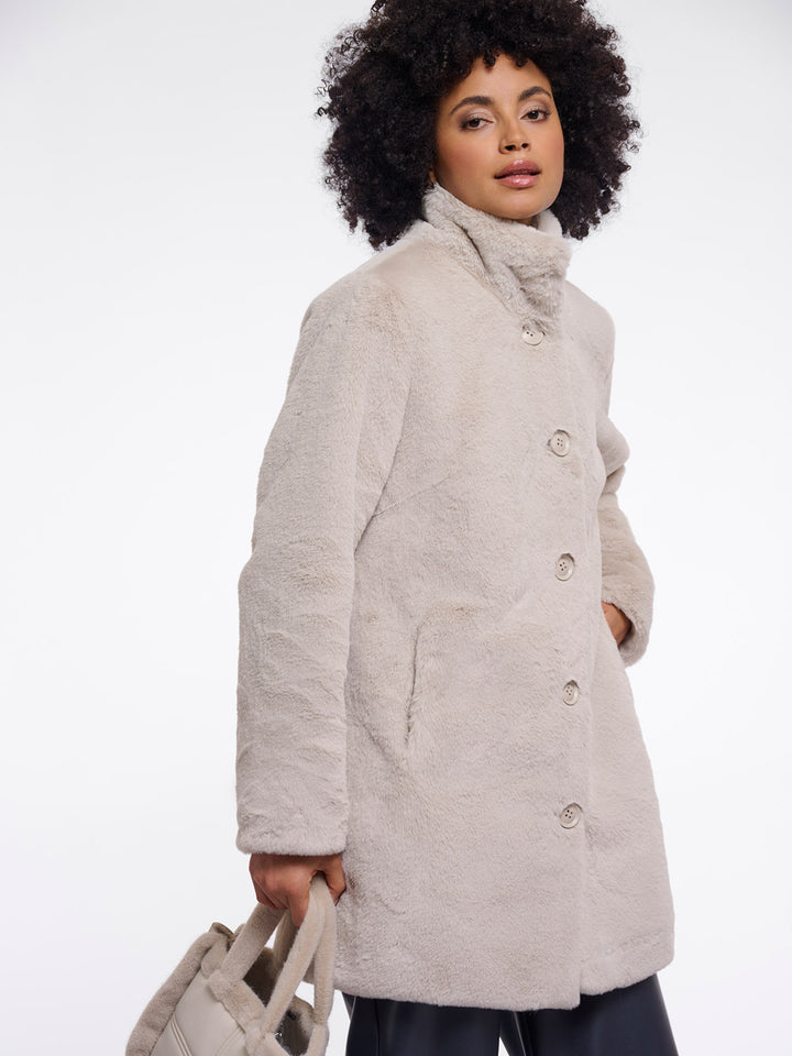Fake Fur Jacke Nonna Birch