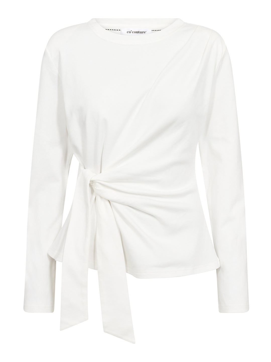 OrianeCC Pleat Tie Tee White