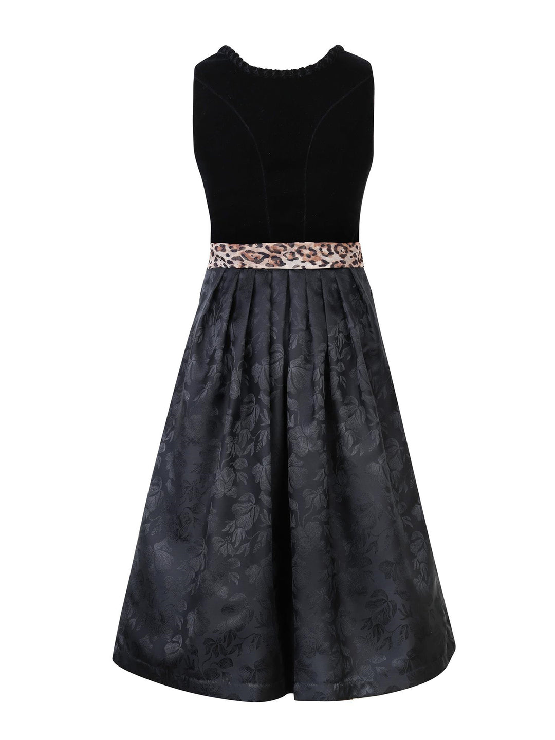 Dirndl Rabenstein Kombi Schwarz/Leo 65cm