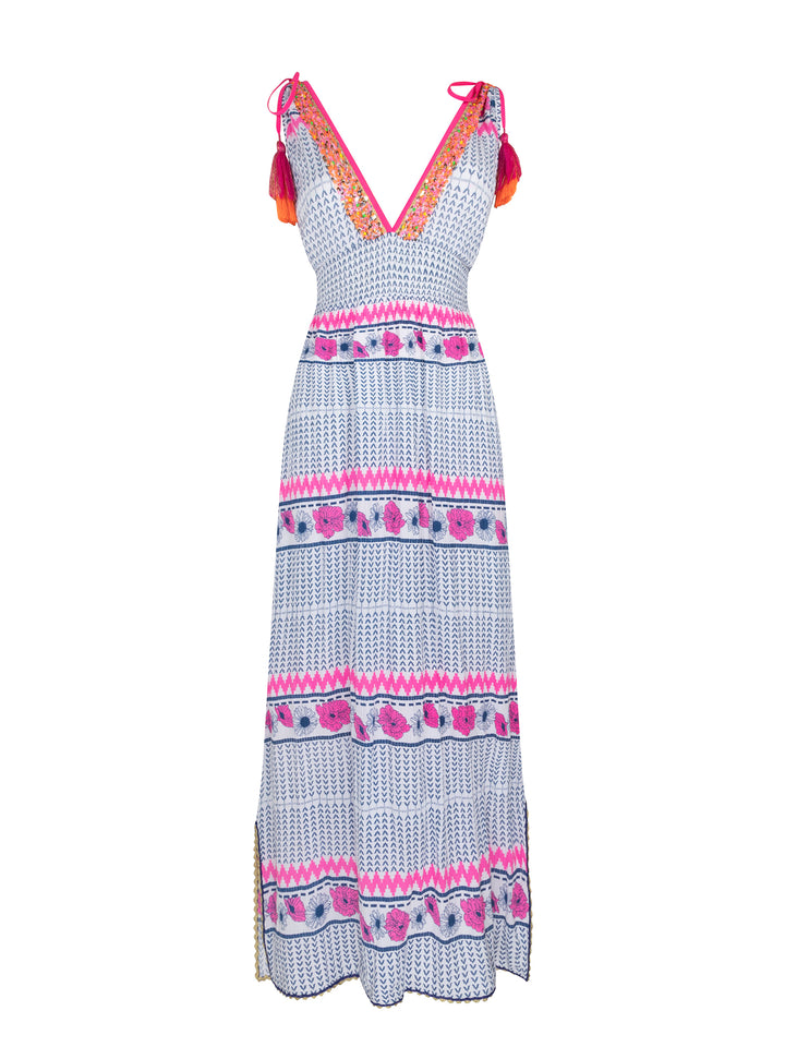 Maxikleid Ikat